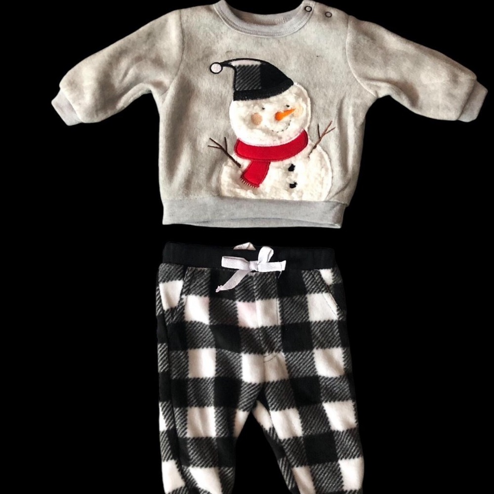 Christmas Pj Set For 0-3 Months